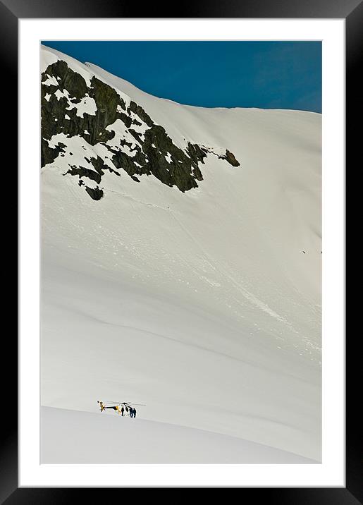 Fox Glacier, New Zealand Framed Mounted Print by Mark Llewellyn