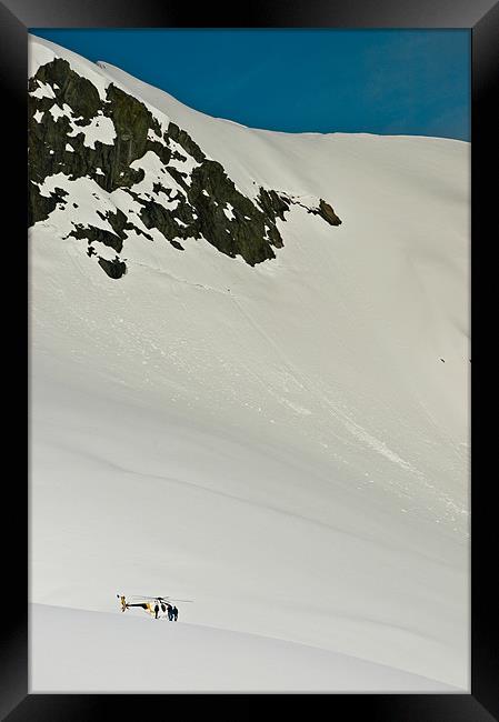 Fox Glacier, New Zealand Framed Print by Mark Llewellyn