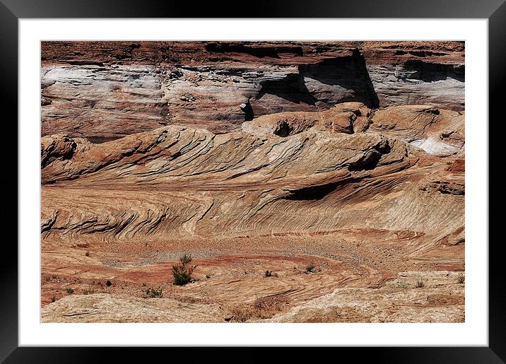 Arizona Rocks Framed Mounted Print by Mary Lane