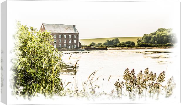 The Old Tide Mill on the Creek. Canvas Print by Ian Johnston  LRPS