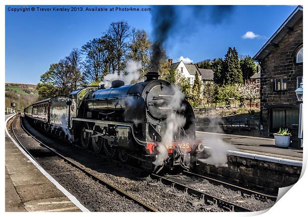Southern 825 at Grosmont Print by Trevor Kersley RIP
