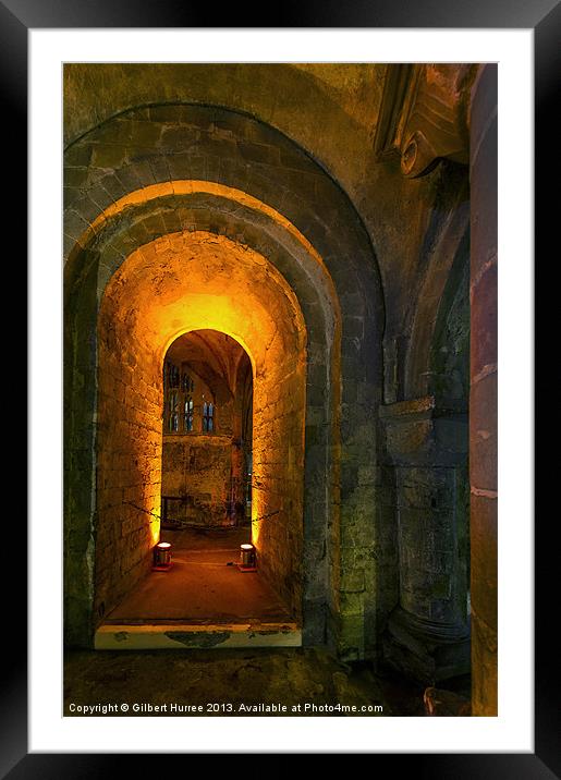 Canterbury Cathedral Framed Mounted Print by Gilbert Hurree