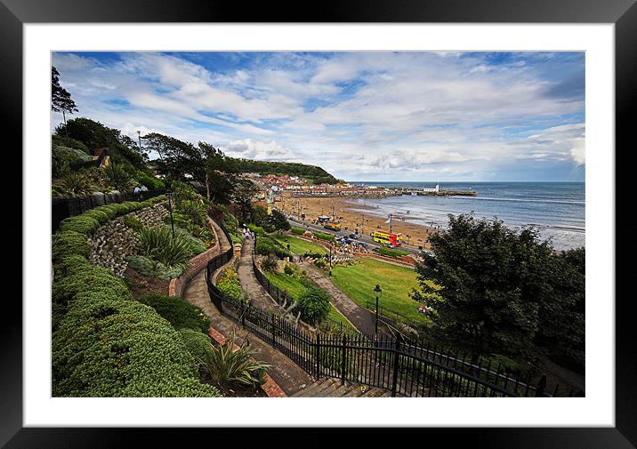 Scarborough South Bay View Framed Mounted Print by Terry Carter