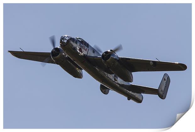 B-25 Mitchell Print by J Biggadike