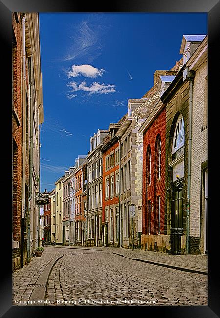 Streets of maastricht Framed Print by Mark Bunning