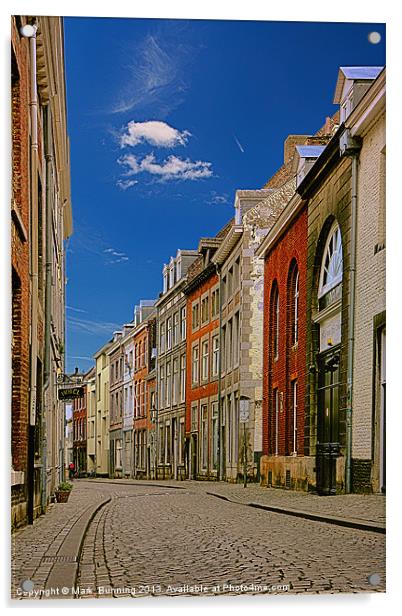 Streets of maastricht Acrylic by Mark Bunning