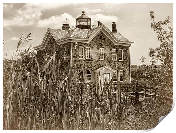 Saugerties Lighthouse Print by Mary Lane