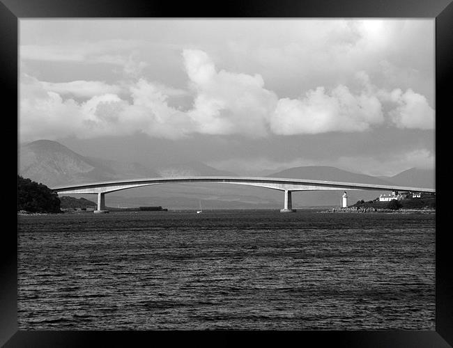 Bridge to Sky Framed Print by Susan Mundell