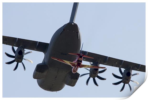 A400M and Red 1 Print by J Biggadike