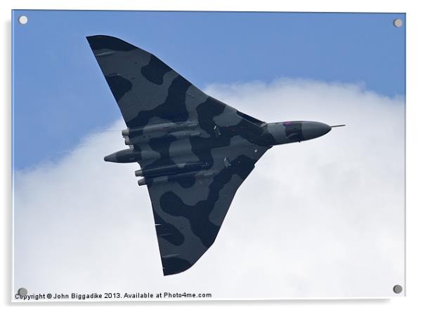 The Vulcan Bomber Acrylic by John Biggadike