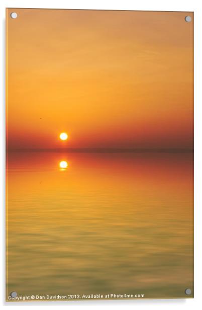The Sunset Acrylic by Dan Davidson