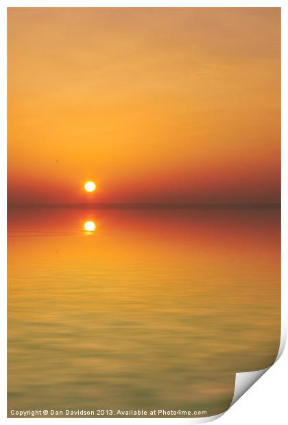 The Sunset Print by Dan Davidson