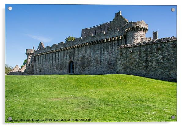 Craigmillar Castle Acrylic by Keith Thorburn EFIAP/b