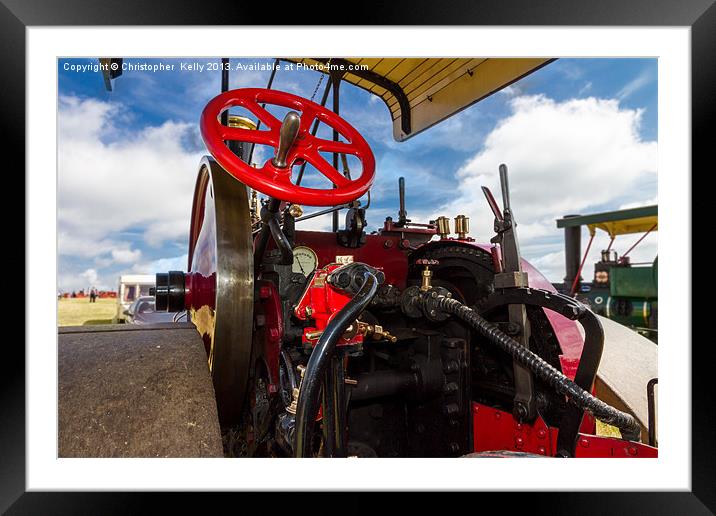 Road locomotive Framed Mounted Print by Christopher Kelly
