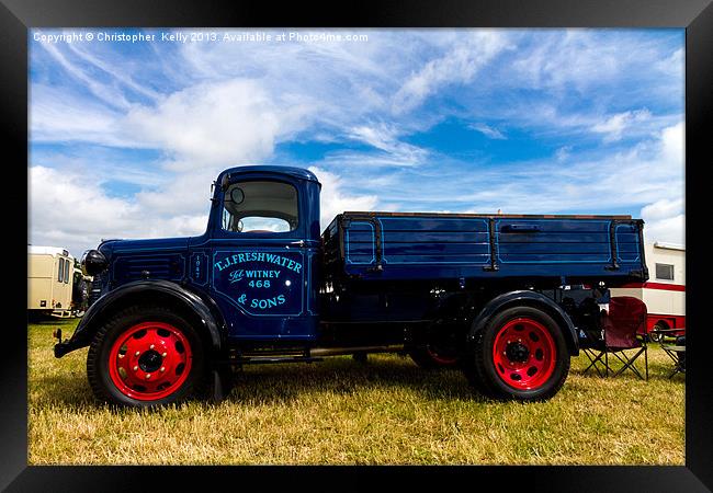 Classic truck Framed Print by Christopher Kelly