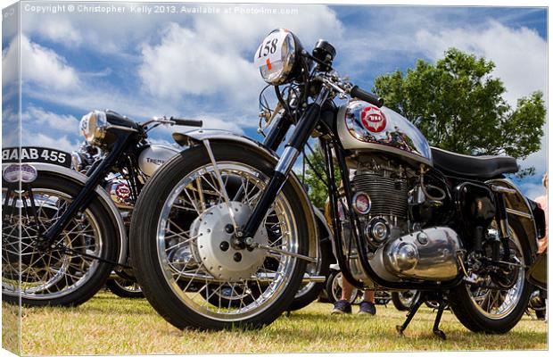 BSA Gold Star Canvas Print by Christopher Kelly