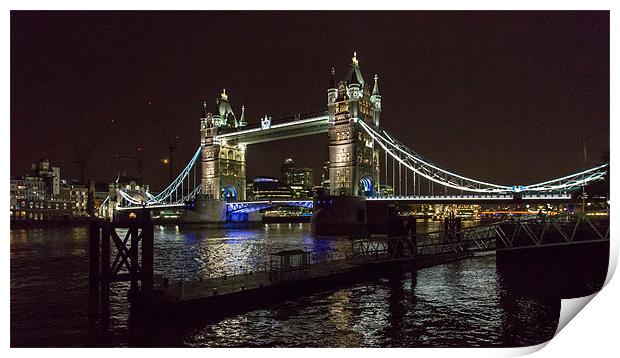 Tower Bridge, London Print by Nick Hillman