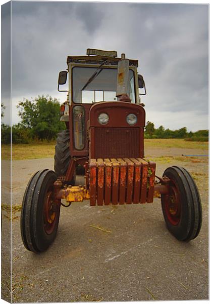 Tractor Canvas Print by Dave Smedley