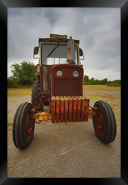Tractor Framed Print by Dave Smedley