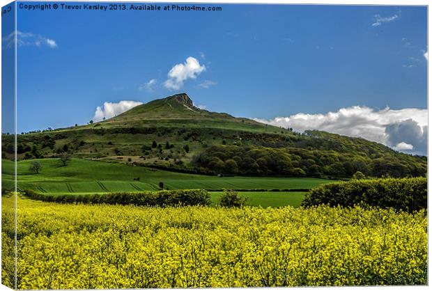 Roseberry Topping Canvas Print by Trevor Kersley RIP