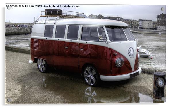 Classic VW camper Acrylic by Thanet Photos