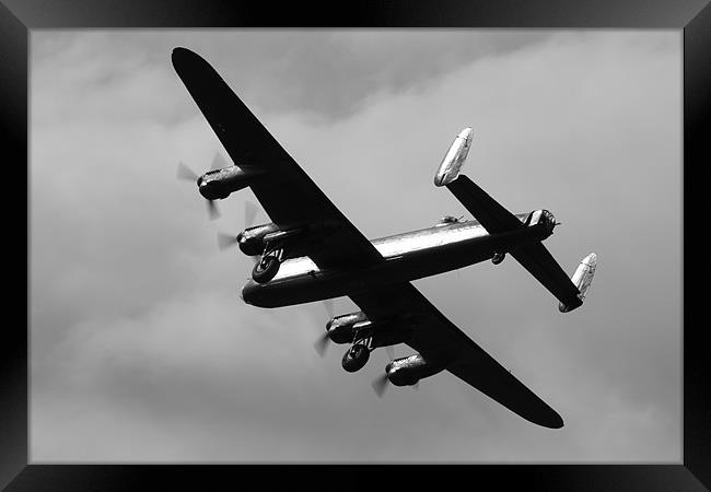 Lancaster bomber Framed Print by J Biggadike