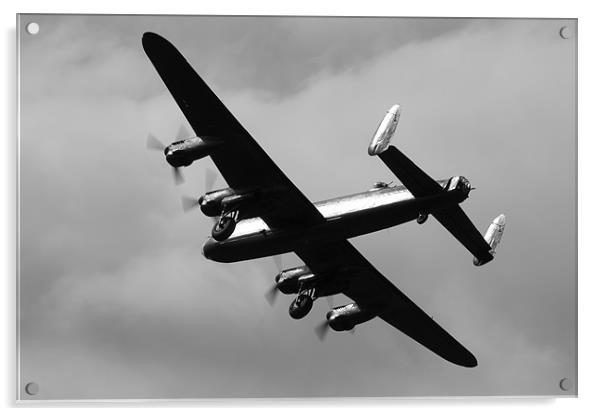 Lancaster bomber Acrylic by J Biggadike