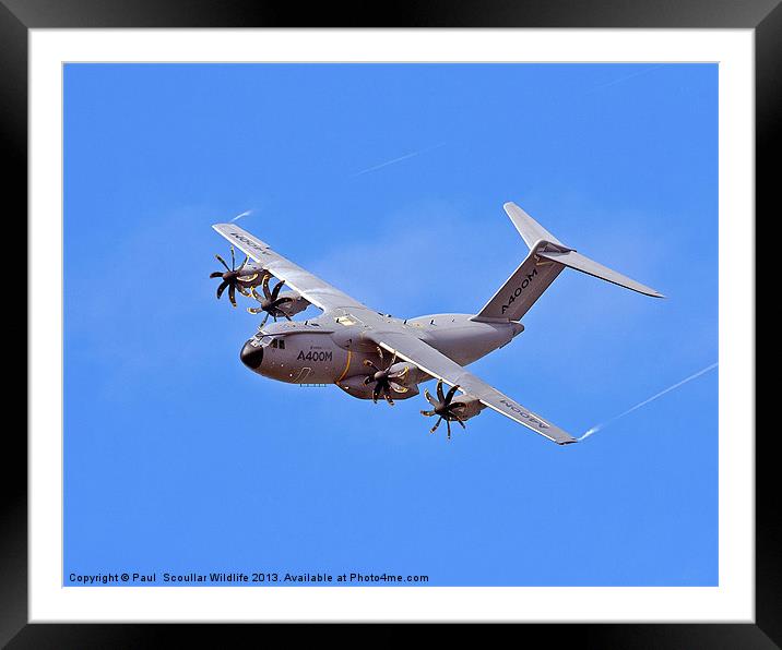 Airbus Mil A400M Atlas Framed Mounted Print by Paul Scoullar
