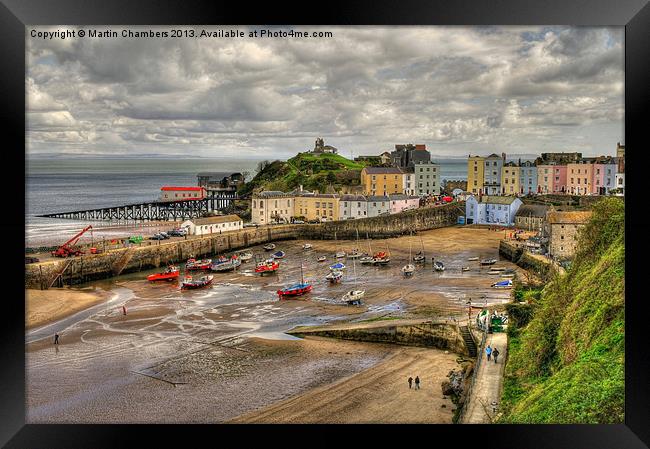Tenby in April Framed Print by Martin Chambers