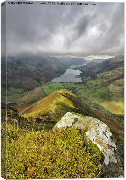 Buttermere Views Canvas Print by Jason Connolly