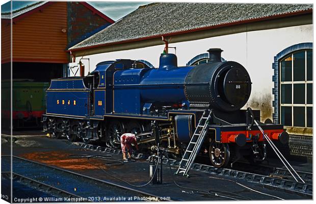 SDJR 7F Class No 88 Canvas Print by William Kempster