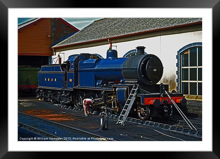 SDJR 7F Class No 88 Framed Mounted Print by William Kempster