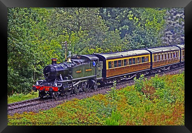 Severn Valley Railway GWR 51XX Class Framed Print by William Kempster