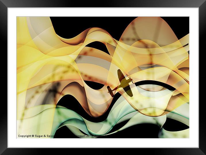 AirWaves and Freedom Framed Mounted Print by C.C Photography