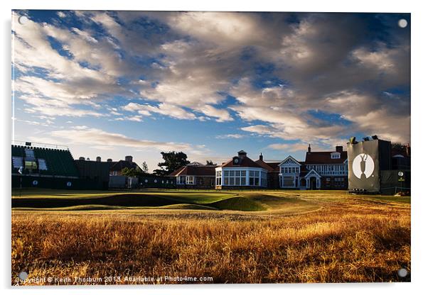 18th Green Muirfield Golf Club Acrylic by Keith Thorburn EFIAP/b