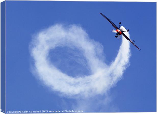 Blades Barrel Roll Canvas Print by Keith Campbell