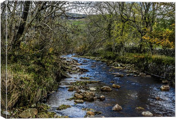 River Swale Yorkshire Dales Canvas Print by Trevor Kersley RIP