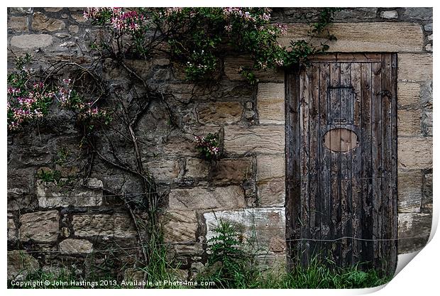 A Door to the Past Print by John Hastings