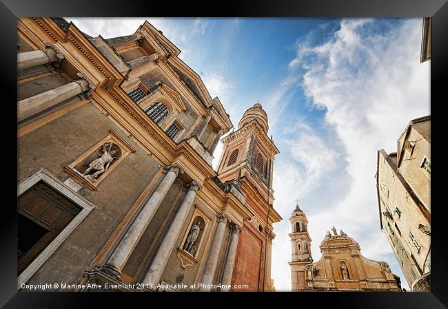 Saint Michel Basilica Framed Print by Martine Affre Eisenlohr