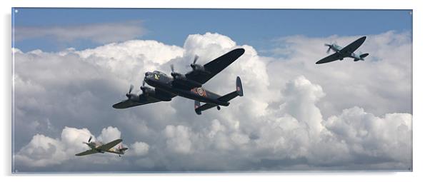 The Royal Air Force Battle of Britain Memorial Fli Acrylic by Tony Bates