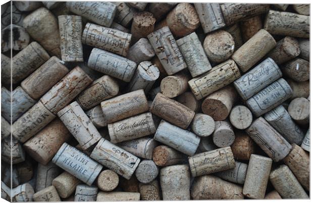 Bundle of Corks Canvas Print by David Crumpler