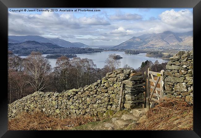 Derwentwater Views Framed Print by Jason Connolly