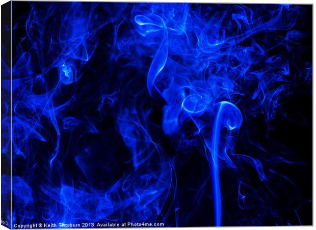 Smoke Abstract Canvas Print by Keith Thorburn EFIAP/b