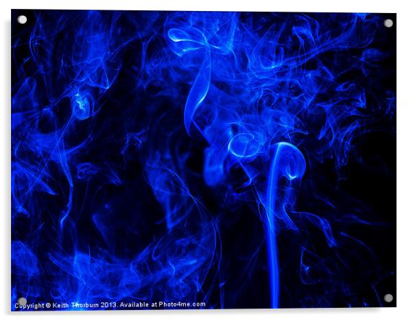 Smoke Abstract Acrylic by Keith Thorburn EFIAP/b