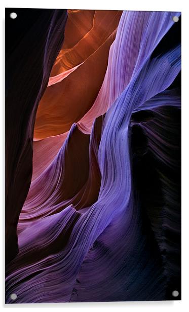 Sandstone Cascade Acrylic by Mike Dawson