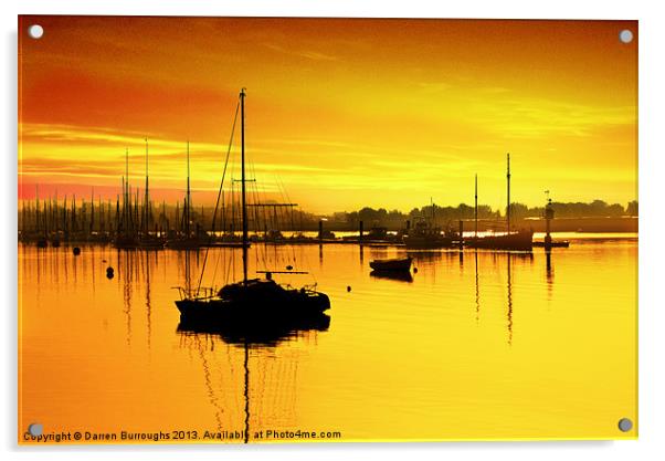 Dawn Reflections Acrylic by Darren Burroughs
