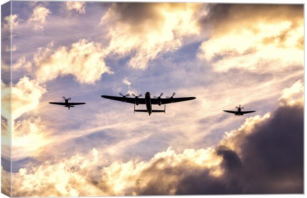 Battle of Britain Memorial Flight Canvas Print by Northeast Images