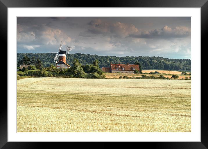 Weybourne Mill Framed Mounted Print by Stephen Mole