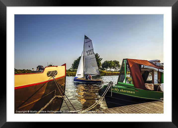 Summer Sailing Framed Mounted Print by mhfore Photography