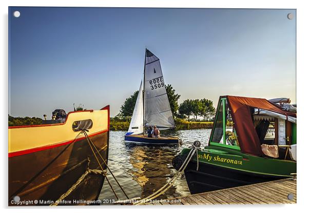 Summer Sailing Acrylic by mhfore Photography